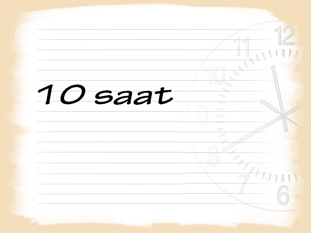 Saat Dakikaya Nasıl Çevrilir